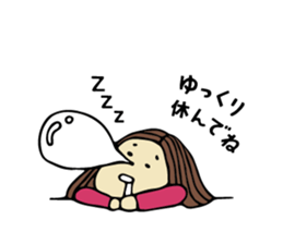 Sticker of travel girl sticker #10054923