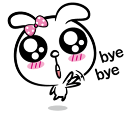 Sakura&rabbit sticker #10054974