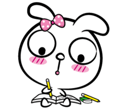 Sakura&rabbit sticker #10054982