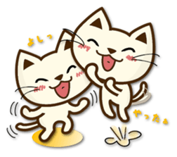 Thank you pack of the cat sticker #10055304