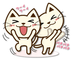 Thank you pack of the cat sticker #10055305