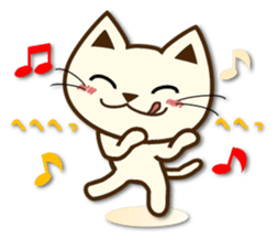 Thank you pack of the cat sticker #10055306