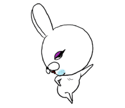 Daily rabbit gays sticker #10056302
