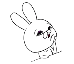 Daily rabbit gays sticker #10056317