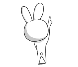 Daily rabbit gays sticker #10056320