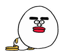 Daily life of Mr.egg 1 sticker #10056535