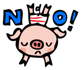 Pico the piggy(English version) sticker #10056569