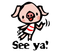 Pico the piggy(English version) sticker #10056574