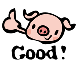 Pico the piggy(English version) sticker #10056577