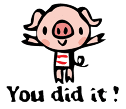 Pico the piggy(English version) sticker #10056578