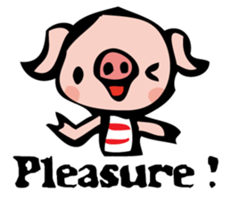 Pico the piggy(English version) sticker #10056579