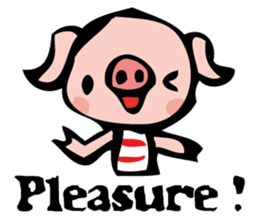 Pico the piggy(English version) sticker #10056579
