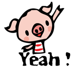 Pico the piggy(English version) sticker #10056581