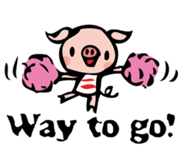 Pico the piggy(English version) sticker #10056582