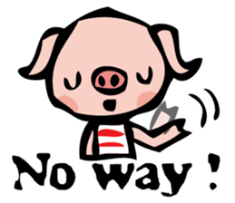 Pico the piggy(English version) sticker #10056584
