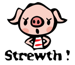 Pico the piggy(English version) sticker #10056587