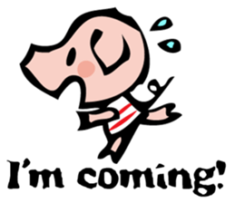 Pico the piggy(English version) sticker #10056590