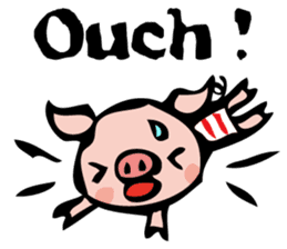 Pico the piggy(English version) sticker #10056593