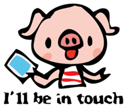 Pico the piggy(English version) sticker #10056594