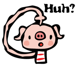 Pico the piggy(English version) sticker #10056595