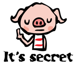 Pico the piggy(English version) sticker #10056599