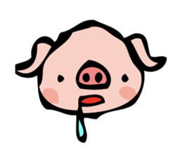 Pico the piggy(English version) sticker #10056601