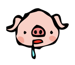 Pico the piggy(English version) sticker #10056601