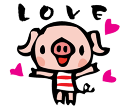 Pico the piggy(English version) sticker #10056603