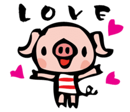Pico the piggy(English version) sticker #10056603