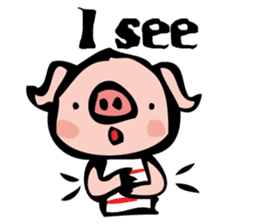 Pico the piggy(English version) sticker #10056604