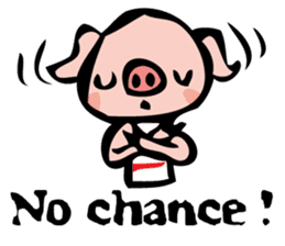 Pico the piggy(English version) sticker #10056606