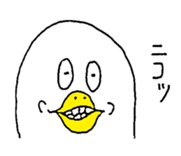 Funny and cute bird's sticker #10056752