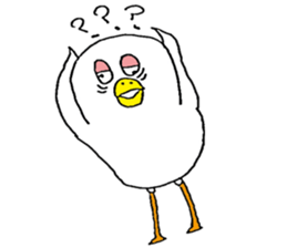 Funny and cute bird's sticker #10056753