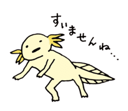 Axolotls (easy to use?) sticker #10056853