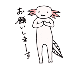 Axolotls (easy to use?) sticker #10056857