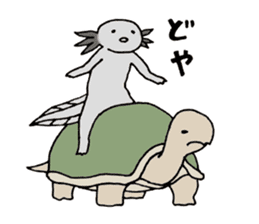 Axolotls (easy to use?) sticker #10056877