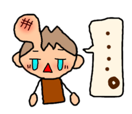 Brown kun  4 sticker #10057462