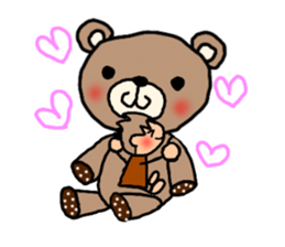 Brown kun  4 sticker #10057487