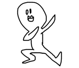 Happy white sticker #10057971