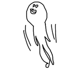 Happy white sticker #10057972