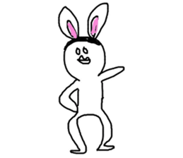 Happy white sticker #10057988