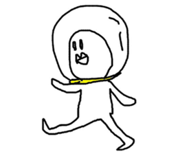 Happy white sticker #10057990