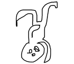 Happy white sticker #10058007