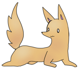 KAWAII Fox sticker #10058248