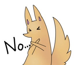 KAWAII Fox sticker #10058252