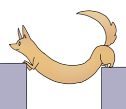 KAWAII Fox sticker #10058262