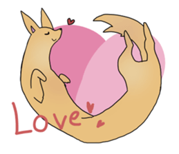 KAWAII Fox sticker #10058285