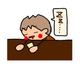 Brown kun 5 sticker #10058846