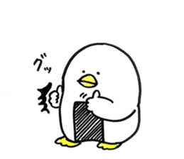 ONIGIRI Penguin sticker #10059080