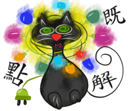 Rossy the cat II sticker #10059227